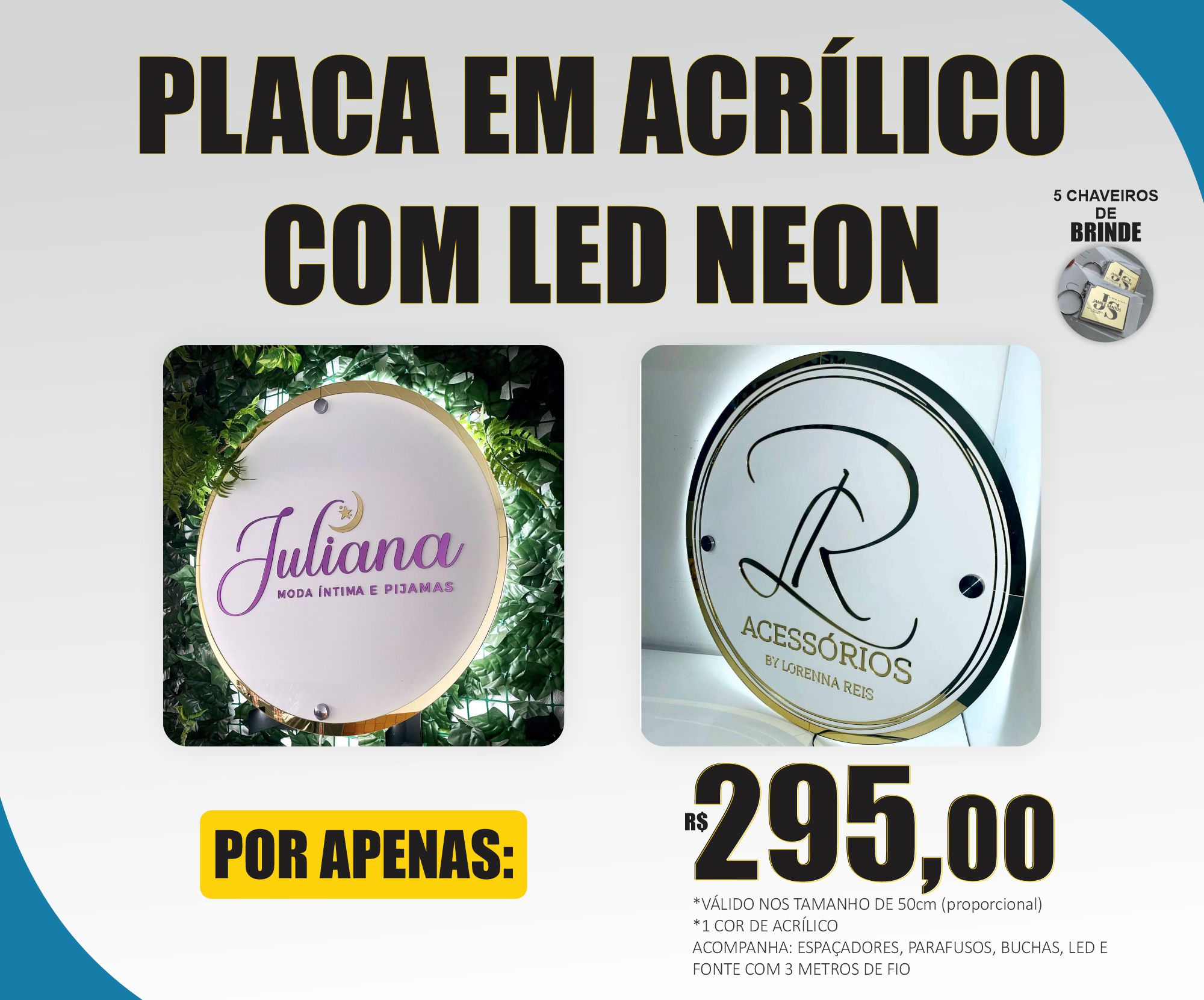 Essa casada peituda quicando deixa qualquer um louco - PLACA EM ACRÍLICO COM LED